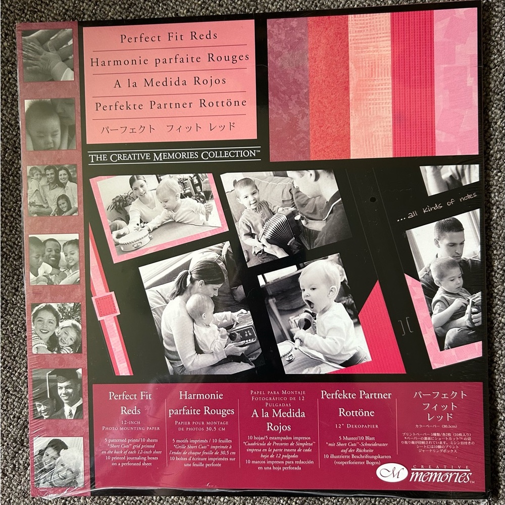 “Perfect Fit Reds” Photo Mounting Paper